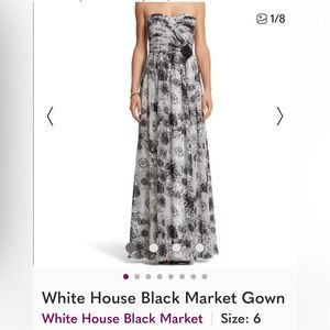 Black and White Print Skirt